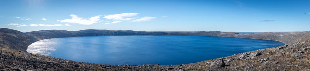 This is a view of the Nunavik Park Pingualuit in Québec.