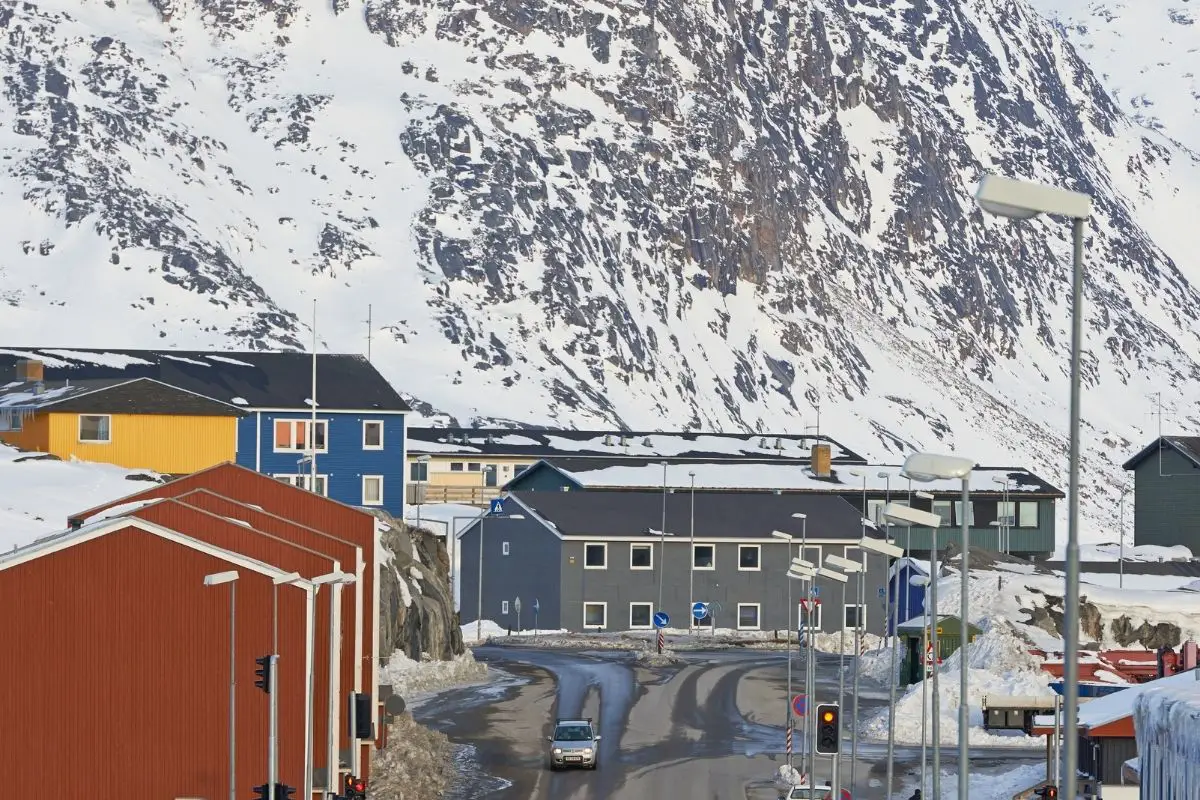 Photo of a nuuk capital greenland.
