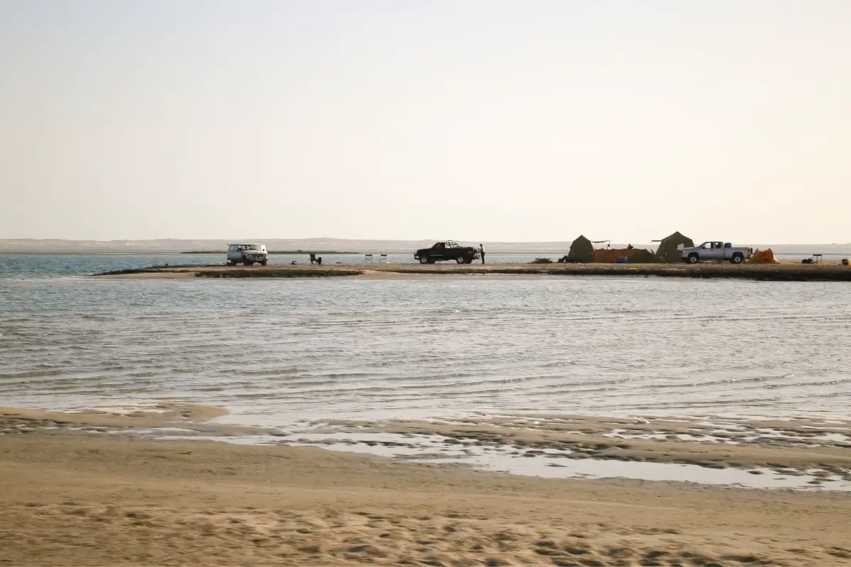 A qatar beach resort.