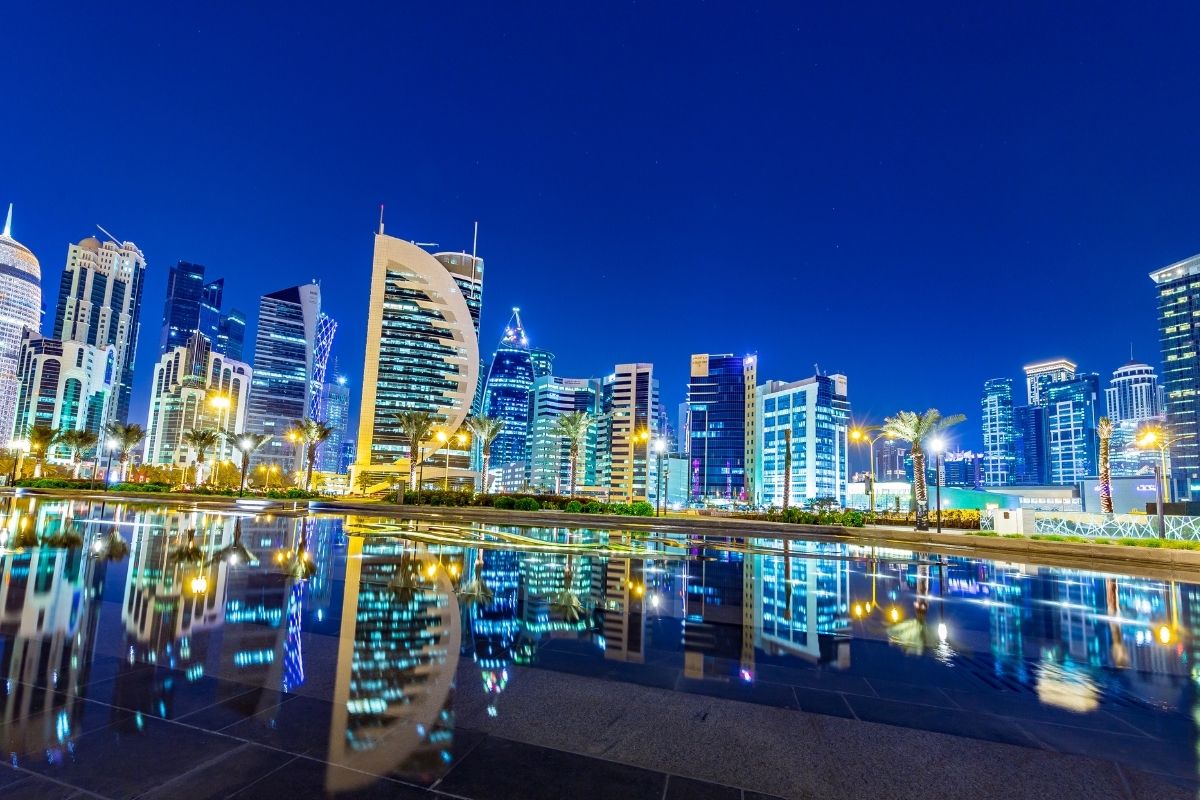 Amazing photo buildings in Doha Qatar.